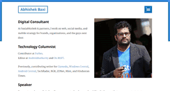 Desktop Screenshot of baxiabhishek.info